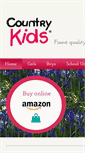 Mobile Screenshot of countrykidslegwear.com